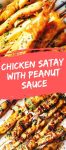 CHICKEN SATAY WITH PEANUT SAUCE