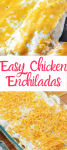 Easy Chicken Enchiladas