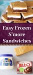 Easy Frozen S’more Sandwiches