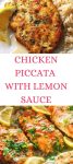 Chicken Piccata With Lemon Sauce