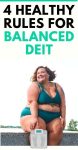 4 Healthy Rules For Balanced Deit