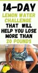 Here’s A 14-Day Lemon Water Challenge That Will Help You Lose Weight