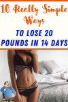 10 Really Simple Ways To Lose 20 Pounds In 14 Days