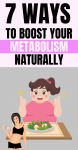 7 Ways To Boost Your Metabolism Naturally